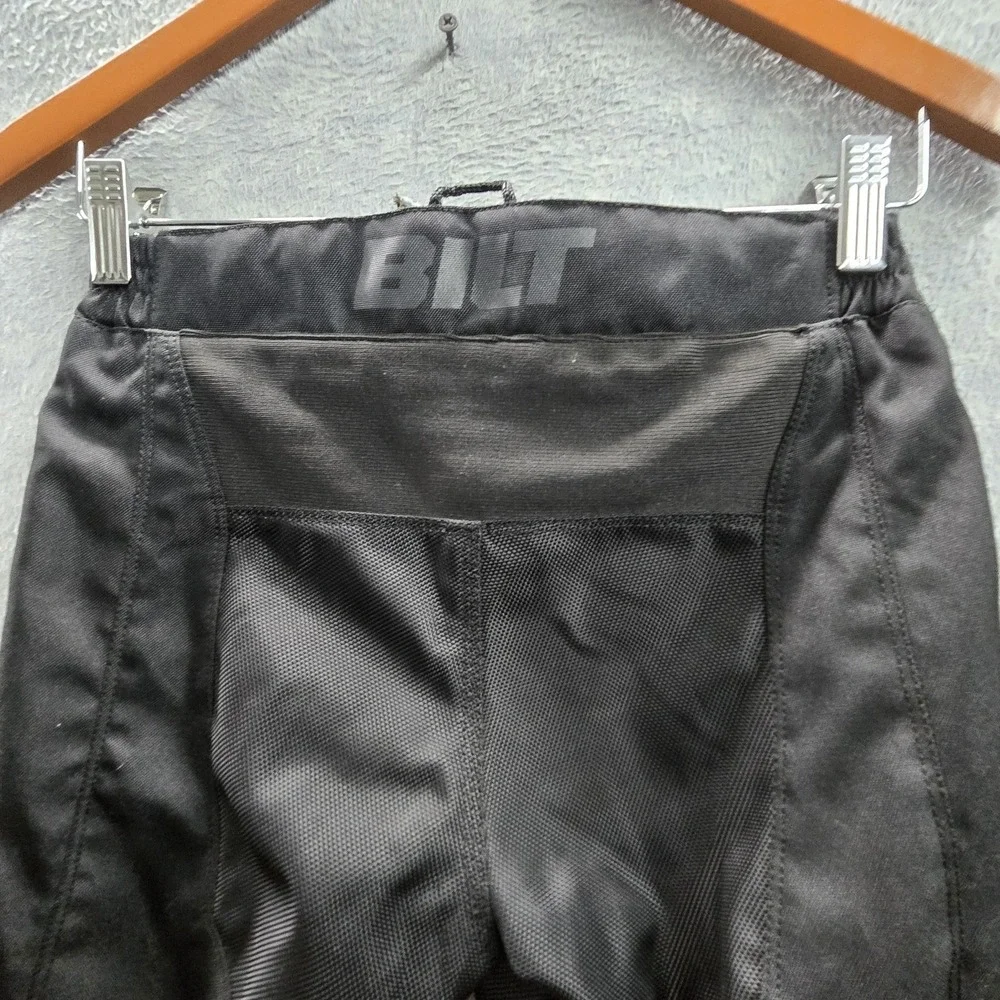 BILT Boys Motocross Pants 24Y Black VELOCITY PANT Buckle 19